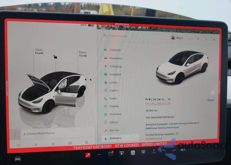 2024 Tesla Model Y Performance Dual Motor All-Wheel Drive из США, поврежденный, VIN 7SAYGDEFXRF161301